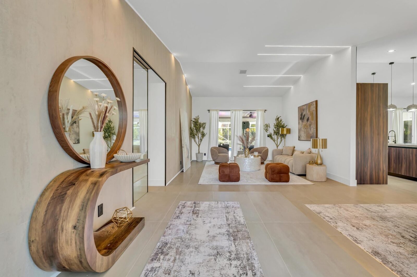 Entry and living room — Alana, Boca Raton