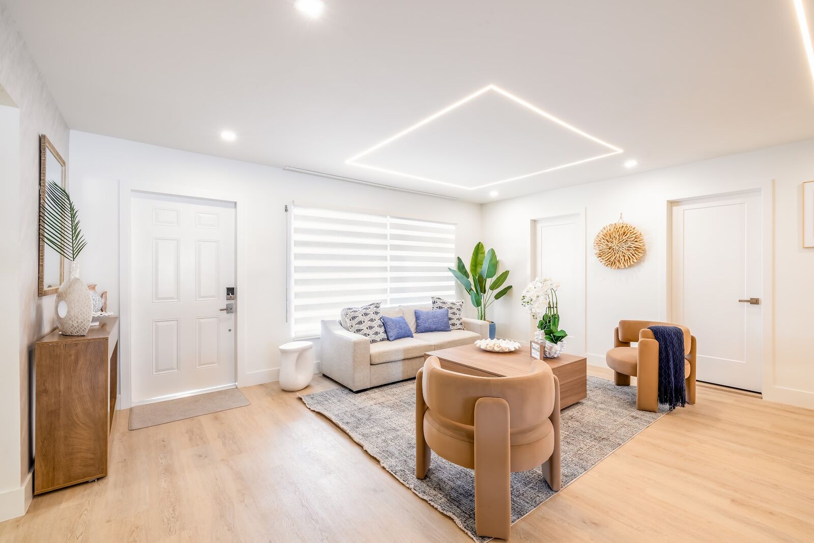 A staged living room — Penelope, Dania Beach